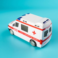 Машина &laquo;Скорая помощь&raquo;, русская озвучка, световые и звуковые эффекты, работает от батареек