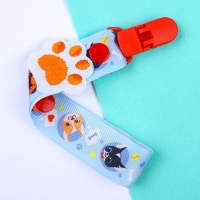 Держатель для соски - пустышки &laquo;ТРЕНД. Пёсики&raquo;, на ленте