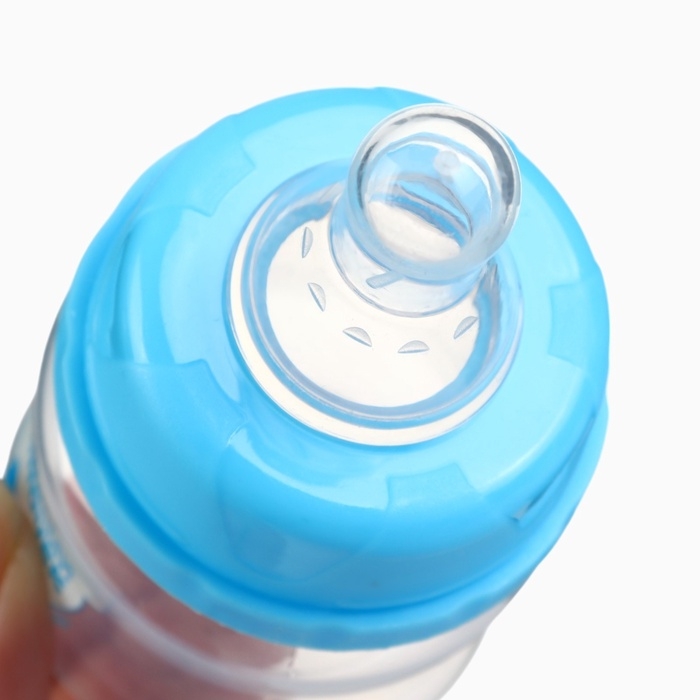 Бутылочка для кормления &laquo;Любимый сыночек&raquo;, классическое горло, 60 мл., от 0 мес., цвет голубой