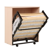 Раскладушка с матрасом взрослая "Карина" 190х80х27 см, нагрузка до 160 кг, микс