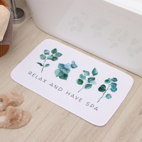 Коврик для ванной Этель"Эвкалипт", 80х50 см, велюр