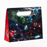 Пакет-коробка "Герои", Мстители, 24х20х7