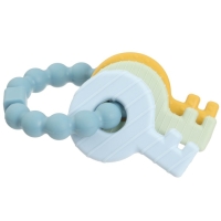 Прорезыватель силиконовый &laquo;Ключики&raquo;, цвет синий, Mum&Baby