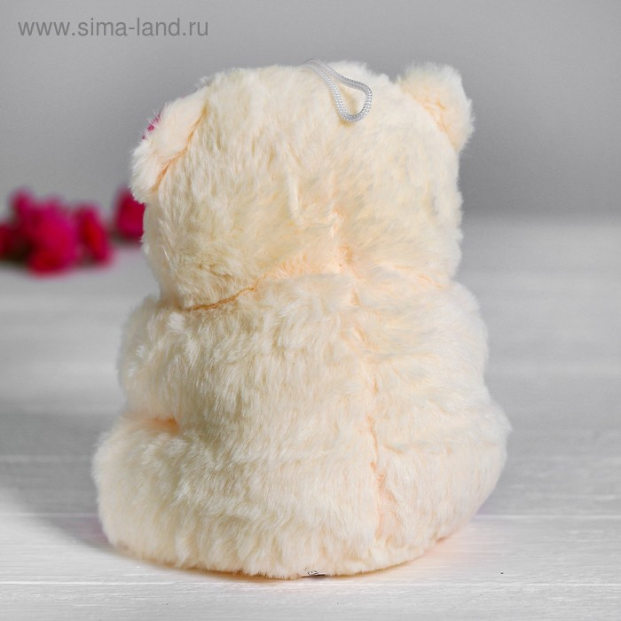 Мягкая игрушка &laquo;Медведь с сердцем&raquo;, цвет розовый