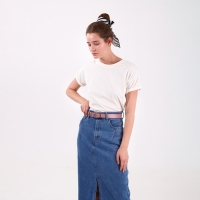 Ремень, ширина 3 см, винт, пряжка металл, цвет пудра Ремень, ширина 3 см, винт, пряжка металл, цвет пудра