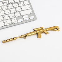 Ручка прикол шариковая синяя паста винтовка &laquo;Мужество имеет значение&raquo;