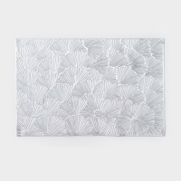 Салфетки сервировочные на стол Доляна &laquo;Веер&raquo;, 4 шт, 30&times;45 см, цвет серебряный