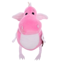 Мягкая игрушка &laquo;Дракончик&raquo;, розово-белый животик, 13 см