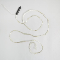 Гирлянда «Конский хвост» 8 нитей по 2 м, IP20, серебристая нить, 160 LED, свечение тёплое белое, USB Гирлянда «Конский хвост» 8 нитей по 2 м, IP20, серебристая нить, 160 LED, свечение тёплое белое, USB