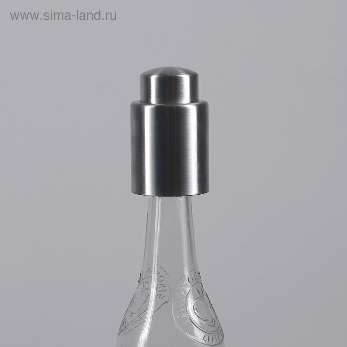 Пробка вакуумная &laquo;Профи&raquo;, 4,5&times;7 см, цвет серебристый