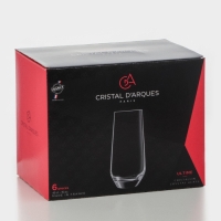 Набор стаканов ULTIME, 450 мл, хрустальное стекло, 6 шт