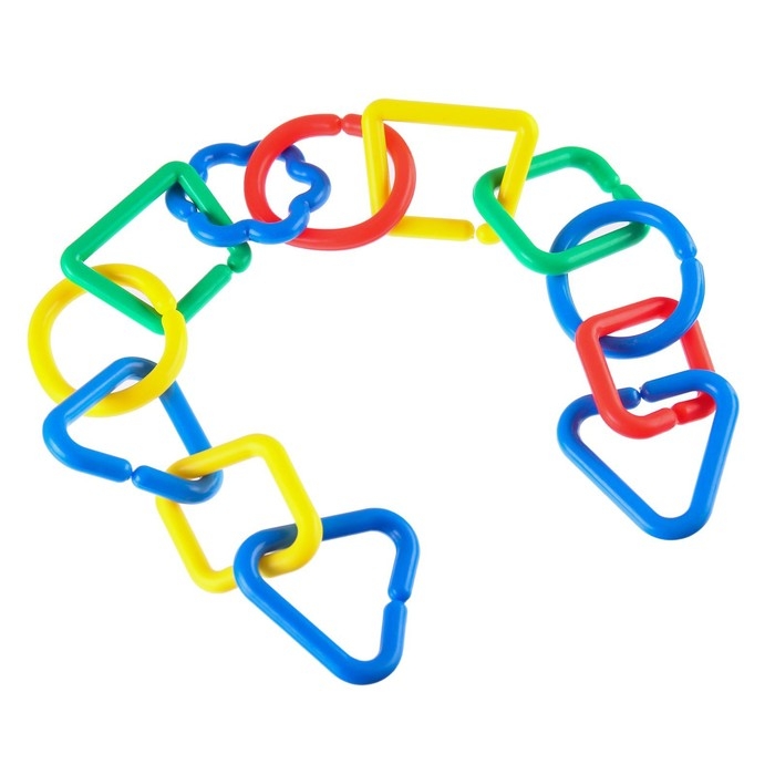 Развивающая игрушка &laquo;Цепочка&raquo;, 12 элементов, Крошка Я