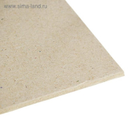 Картон переплётный 2.5 мм, 30 х 40 см, 10 листов, 1500 г/м², серый Картон переплётный 2.5 мм, 30 х 40 см, 10 листов, 1500 г/м², серый