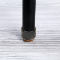 Накладка мебельная круглая ТУНДРА, d=17-21 мм, 4 шт.