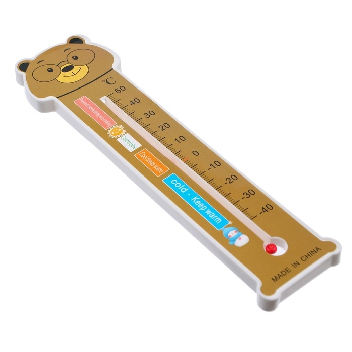 Термометр комнатный &laquo;Мишка в очках&raquo;, цвет МИКС