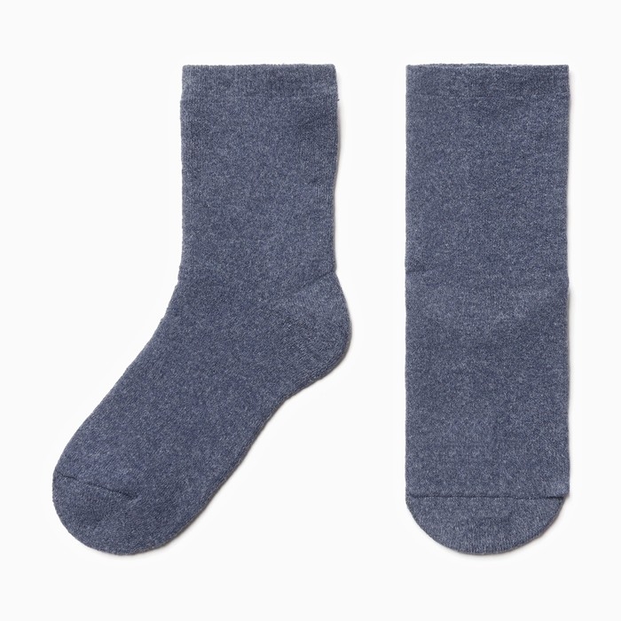 Носки детские махра внутри, цвет джинс, размер 22 Носки детские махра внутри, цвет джинс, размер 22