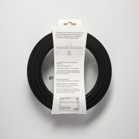 Крышка для сковороды и кастрюли Доляна стеклянная, универсальная, с силиконовым ободком и ручкой, d=16/18/20 см, цвет чёрный