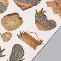 Фотоальбом 25 листов (наклейки+кольца) "Текстура дерево и камень" 19х27х3 см Фотоальбом 25 листов (наклейки+кольца) "Текстура дерево и камень" 19х27х3 см