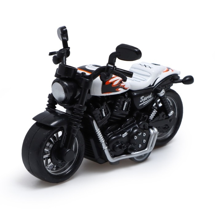 Мотоцикл металлический &laquo;Пламя&raquo;, МИКС