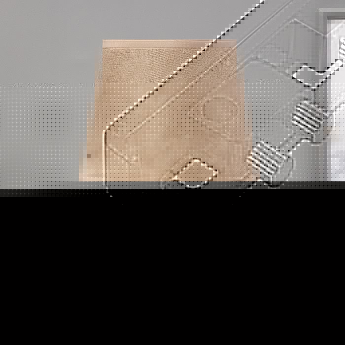 Настольная лампа "Алатея" Е14 40Вт бело-шоколадный 17х17х28 см