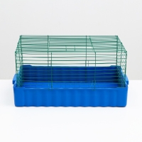 Клетка для кроликов № 4, 75 х 46 х 40 см   микс цветов