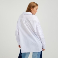 Рубашка женская MINAKU: Casual Collection цвет белый, р-р 44
