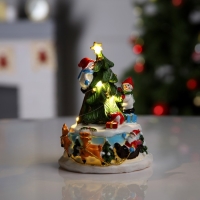 Светодиодная фигура «Ёлка» 10 × 15 × 10 см, полистоун, батарейки АААх2 (не в комплекте), свечение тёплое белое Светодиодная фигура «Ёлка» 10 × 15 × 10 см, полистоун, батарейки АААх2 (не в комплекте), свечение тёплое белое