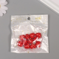 Набор бусин для творчества пластик "Алые сердца" 16 гр 1,5х1,5 см Набор бусин для творчества пластик "Алые сердца" 16 гр 1,5х1,5 см