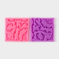 Молд &laquo;Вензельный оттиск&raquo;, 9,8&times;9,8 см, цвет МИКС