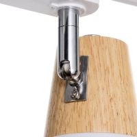 Светильник трековый "Паулина" Е27 40Вт белый 16х12х18см Светильник трековый "Паулина" Е27 40Вт белый 16х12х18см