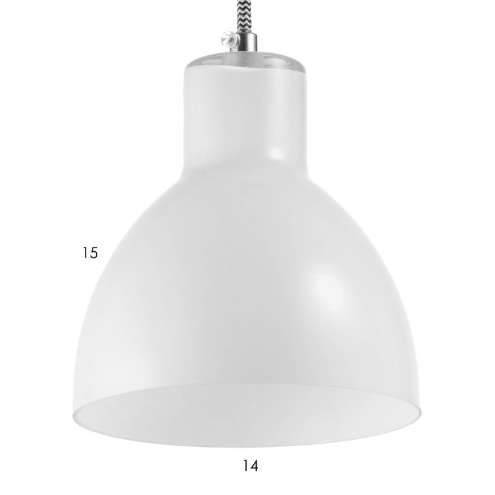 Бра "Шелла" Е27 40Вт черно-белый 20х15х20 см