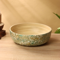 Миска 23х23х4 см, бамбук