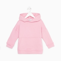 Худи для девочки KAFTAN "Basic line", размер 28 (86-92), цвет розовый