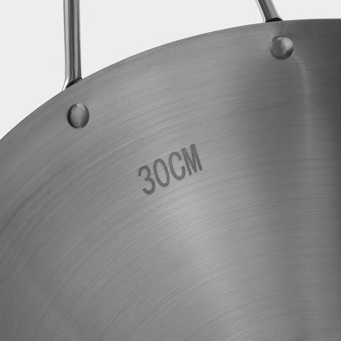 Сковорода-Wok Hanna Kn&ouml;vell из нержавеющей стали Chief, d=30 см, с ручкой