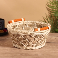 Корзина плетеная 23x22x11 см, ротанг
