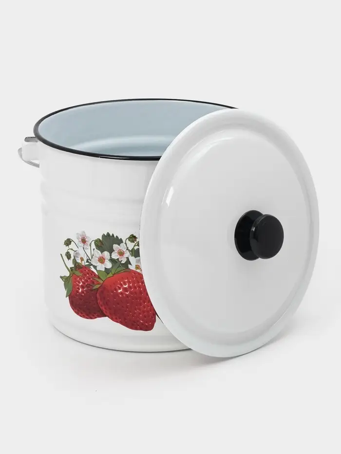 Ведро ц/шт с/кр 10л (белая)СА