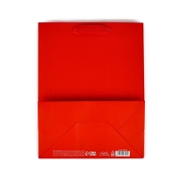 Пакет подарочный новогодний ламинированный &laquo;С Новым годом&raquo;, глиттер, MS 18 х 23 х 10 см