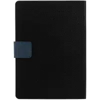 Ежедневник Boom, недатированный, черный с синим