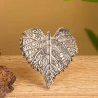 Кольцо для салфеток "Кленовый лист" алюминий 6х7х5 см