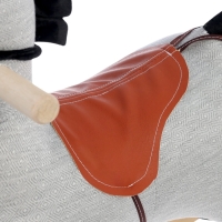 Качалка "Конь Восток", цвет светло-серый 990014