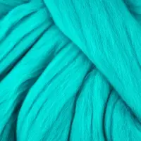 Шерсть для валяния 100% полутонкая шерсть 100гр (1178-Св.морская волна)