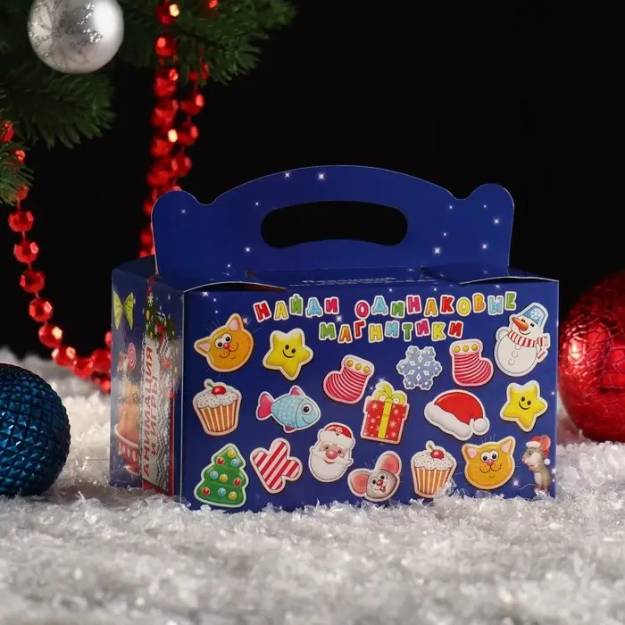 Подарочная новогодняя коробка &laquo;Пир&raquo;, 15&times;8.4&times;8.3 см