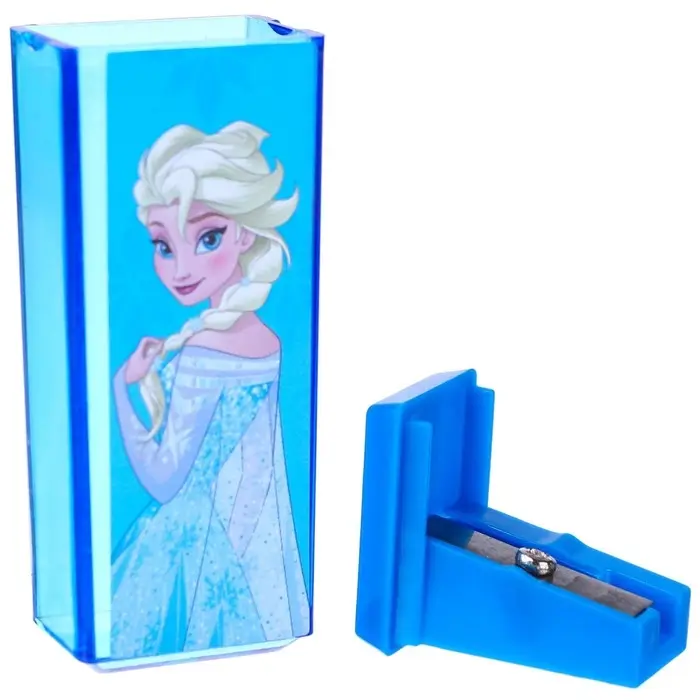 Точилка пластиковая прямоугольная, &laquo;Холодное сердце&raquo;