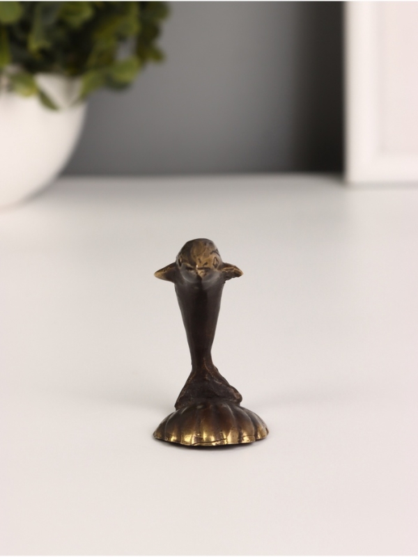 Сувенир бронза "Дельфин" 4х3х6 см