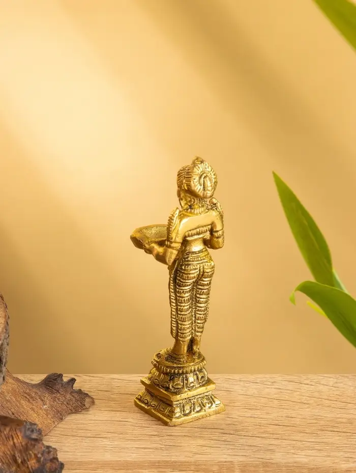 Подставка под благовония "Лакшми" латунь 2,5х2,5х10 см