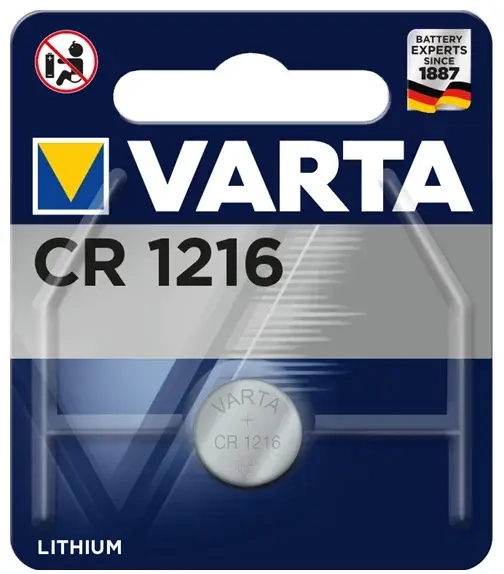 Батарейка Varta ELECTRONICS CR1216 BL1 Lithium 3V