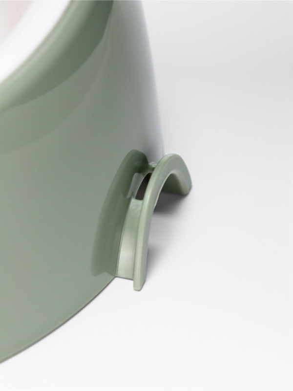 Лего-миска для животных с наклоном "Юта" 0,3л бело- фисташковый