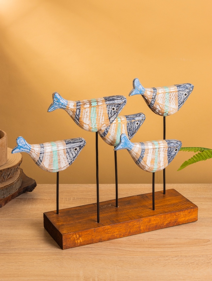 Сувенир &laquo;Рыбки&raquo;, 37&times;10&times;30 см, дерево