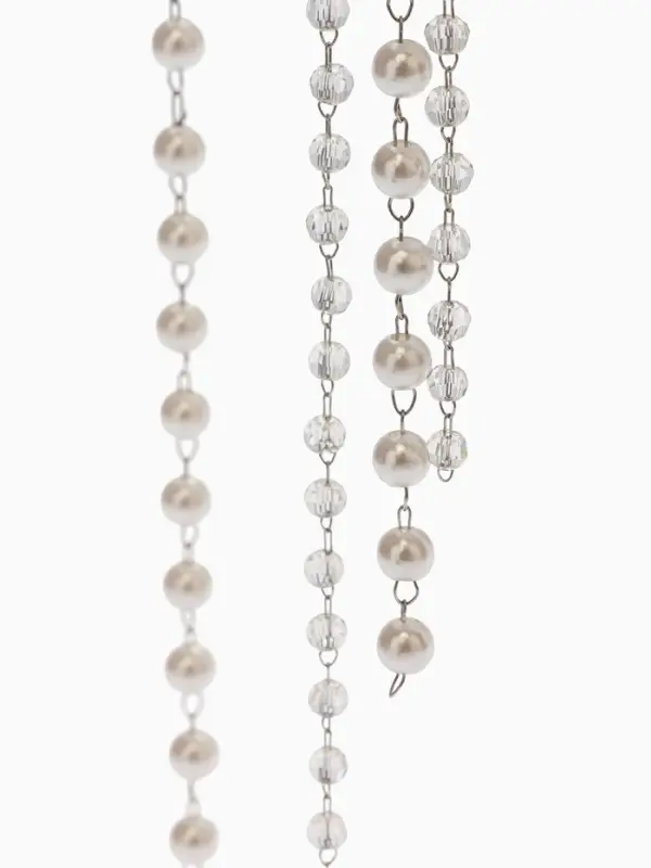 Украшение для волос &laquo;Паутина&raquo;, 50 см, белое в серебре