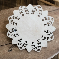 Панно резное МДФ "Будда", 40х40х0,6 см